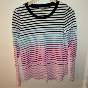Cos Striped Long sleeve T-shirt Small